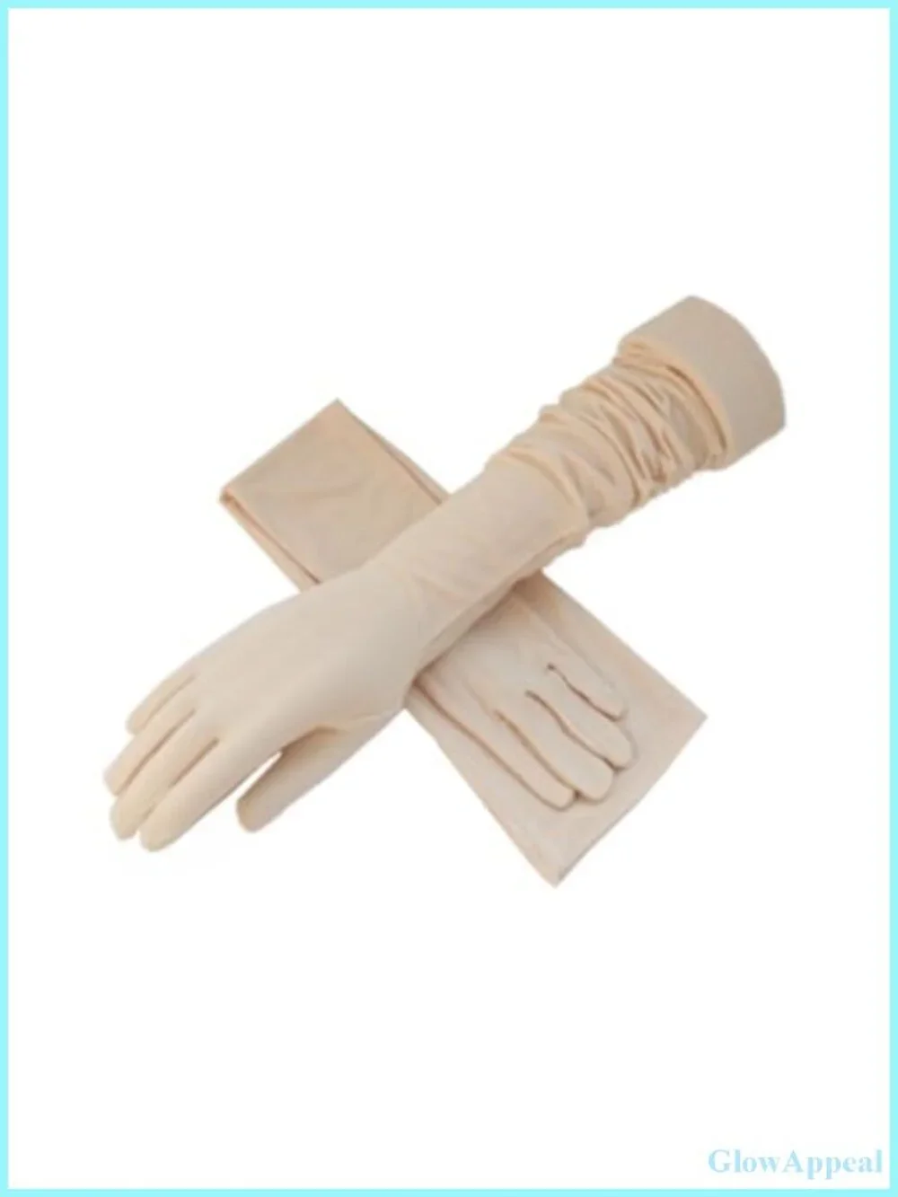 Women UV Protection Full-Finger Driving Gloves Long Arm Sleeves Cotton